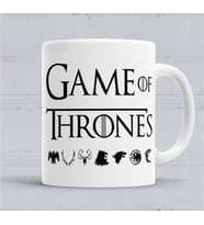 Game Of Thrones Logo Kupa Bardak Porselen