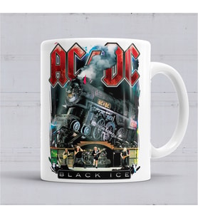 Ac Dc Black Ice Kupa Bardak Porselen
