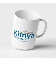 Kimya Öğretmeni Kupa Bardak Kişiye Özel Hediye G19
