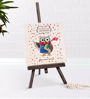 BK Gift Kişiye Özel Tarih Öğretmeni Şovaleli Doğal Taş-3 (Beyaz)