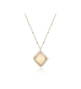 Diamond Line-Gülaylar Altın 14 Ayar Toplu Kolye