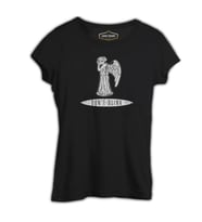 Doctor Who - Weeping Angels Siyah Kadın Tshirt