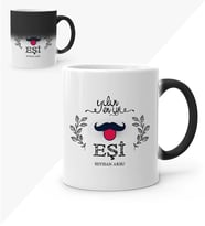 BK Gift Kişiye Özel Yılın En İyi Eşi Sihirli Kupa Bardak