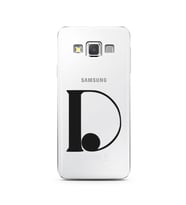 Samsung A3 (2015) Harf Tasarımlı Telefon Kılıfı D-Harfi 