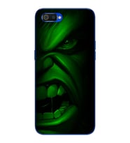 Hulk Tasarım Süper Şeffaf Silikon Telefon Kılıfı Oppo Realmi C2