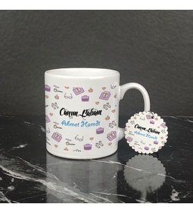 Canım Babam Kupa Bardak ve Anahtarlık Set 002
