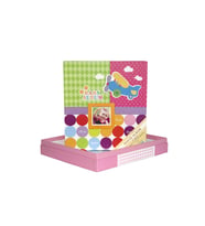 10x15cm 180'lik Bebek Uçak Desenli Fotoğraf Albümü "Pembe"