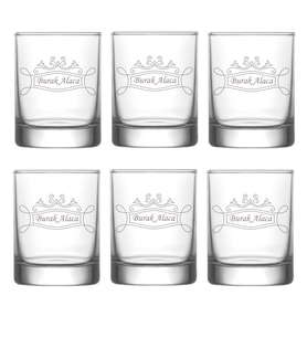 Kişiye Özel 6 lı Tekila Shot Bardağı Model - 18