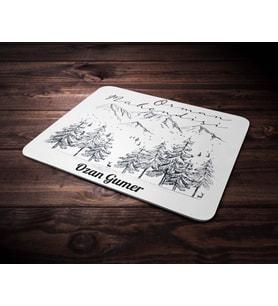 Kişiye Özel Orman Mühendisi Tasarımlı Mouse Pad (Renksiz)