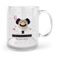 BK Gift Kişiye Özel Kimya Öğretmeni Cam Kupa Bardak  3