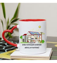 Enerji Sistemleri Mühendisi Kupa Bardağı Kalpli