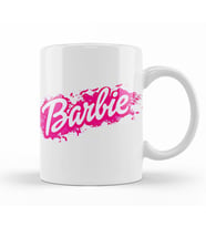 Barbie Logo Kupa Bardak Porselen