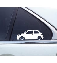 Micra kelebek cam oto sticker yapıştırma
