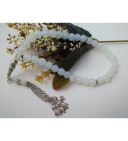 Opal Ay Taşı Tespih / Doğaltaş Tespih