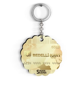 BK Gift Kişiye Özel Bedelli Askerlik Tasarımlı Ahşap Anahtarlık  1