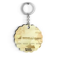 BK Gift Kişiye Özel Bedelli Askerlik Tasarımlı Ahşap Anahtarlık  1