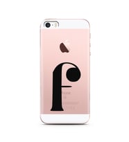 Iphone 5s Harf Tasarımlı Telefon Kılıfı F-Harfi 