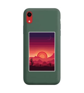 Koyu Yeşil Lansman Telefon Kılıfı Iphone XR