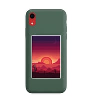 Koyu Yeşil Lansman Telefon Kılıfı Iphone XR