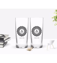 BK Gift Kişiye Özel Renkli Baskılı İsimli Tasarımlı İkili Rakı Bardağı Seti-116 (Beyaz)
