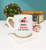 Mesajlı Almanca Öğretmeni Kupa Bardak