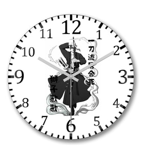 Roronoa Zoro  One Piece Duvar Saati Bombeli Gercek Cam