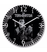 Terminator   Duvar Saati Bombeli Gercek Cam