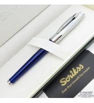 Scrikss 39 Lacivert Krom Dolma Kalem  Scrikss Kalem  İsme Özel Kalem  Hediyelik Kalem
