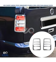 VW Caddy Krom Stop Çerçevesi 2 Parça 2004-2015  P.Çelik
