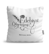 BK Gift Kişiye Özel Edebiyat Öğretmeni  Yastık