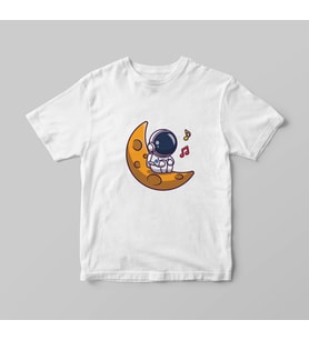 Astronot Uzay Tişörtü (Büyük - Çocuk)