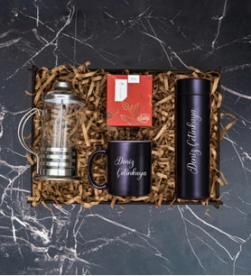 Termos, French Press, Kupa, Kahve Hediye Kutusu