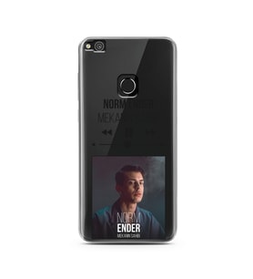 Norm Ender Mp3 Tasarımlı Süper Şeffaf Silikon Telefon Kılıfı Huawei P9 Lite (201