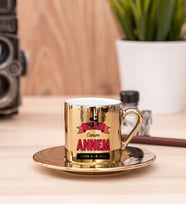 Canım Annem Gold Türk Kahvesi Fincanı