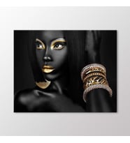 Arty Tablo Afrikalı Kadın Tablo (Karışık)