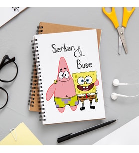 Sünger Bob Patrick Defteri Kişiye Özel