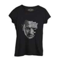 Linkin Park - Chester Siyah Kadın Tshirt
