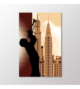 Arty Tablo Empire States, New York Tablo (Karışık)