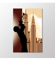 Arty Tablo Empire States, New York Tablo (Karışık)