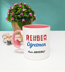 Rehber Öğretmeni Kupa Bardak Pembe