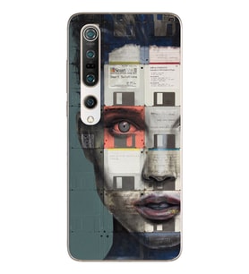 Machine Tasarımlı Süper Şeffaf Silikon Telefon Kılıfı Xiomai Mi10-pro