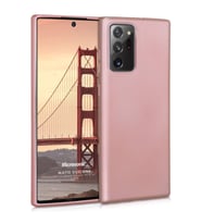 Microsonic Matte Silicone Samsung Galaxy Note 20 Ultra Kılıf Rose Gold