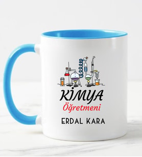 Kimya Öğretmeni  Kupa Bardağı Mavi