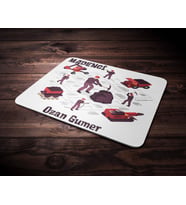 Kişiye Özel Madenci Tasarımlı Mouse Pad (Renksiz)