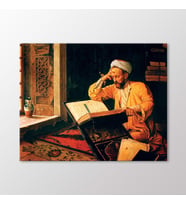 Arty Tablo Kur'an Okuyan Adam Tablo (Karışık)