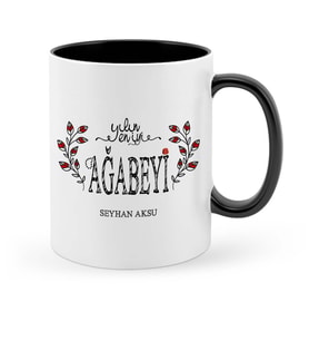 BK Gift Kişiye Özel Yılın En İyi Ağabeyi Siyah Kupa Bardak