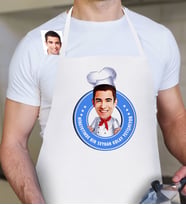 BK Gift Kişiye Özel Kolay Yetişmiyor Karikatür Beyaz Erkek Mutfak Önlüğü  2