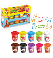Rengarenk Oyun Hamuru 16 Parça Hamur Set-3290