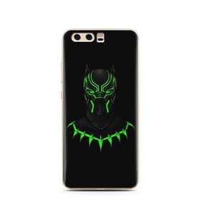 Black Panter Tasarım Süper Şeffaf Silikon Telefon Kılıfı Huawei P10 