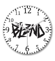 Dj Blend Monster Duvar Saati Bombeli Gercek Cam
